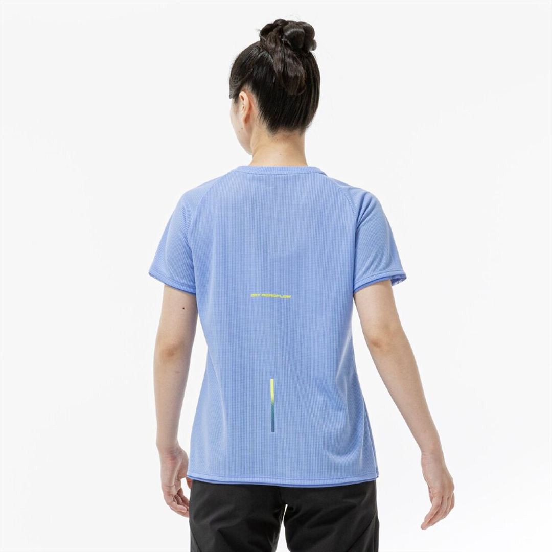 【汗処理／通気】ドライエアロフローTシャツ ヴィスタブルー XL