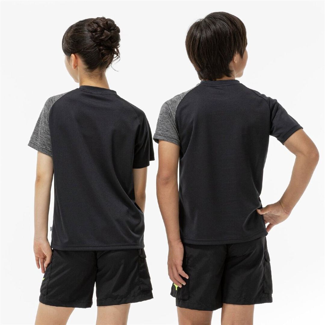 【抗菌防臭／防汚】GACHI Tシャツ ブラック 160