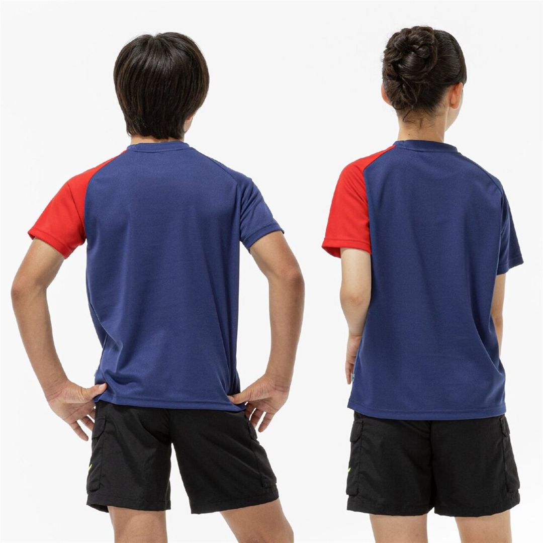 【抗菌防臭／防汚】GACHI Tシャツ エステートブルー 160