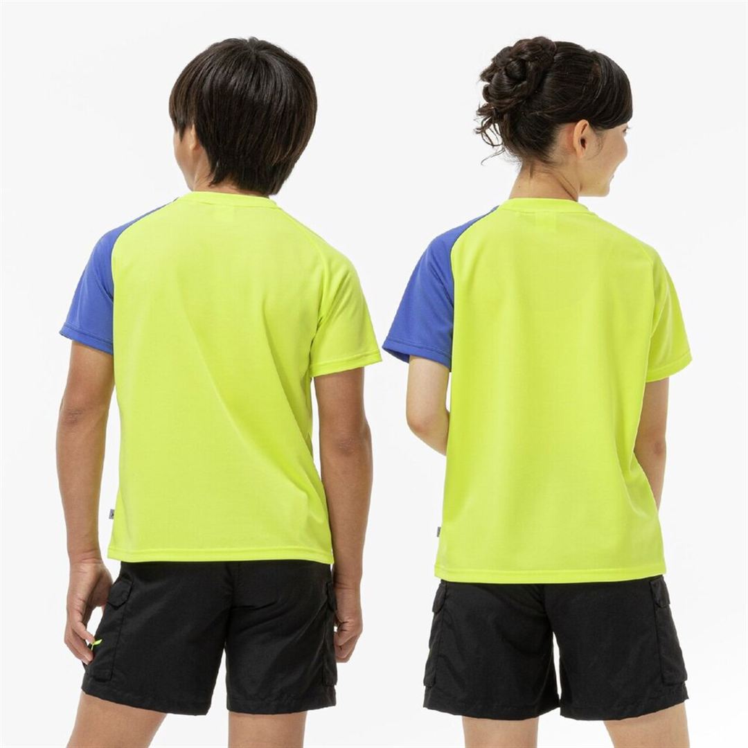 【抗菌防臭／防汚】GACHI Tシャツ フォーチューンイエロー 160