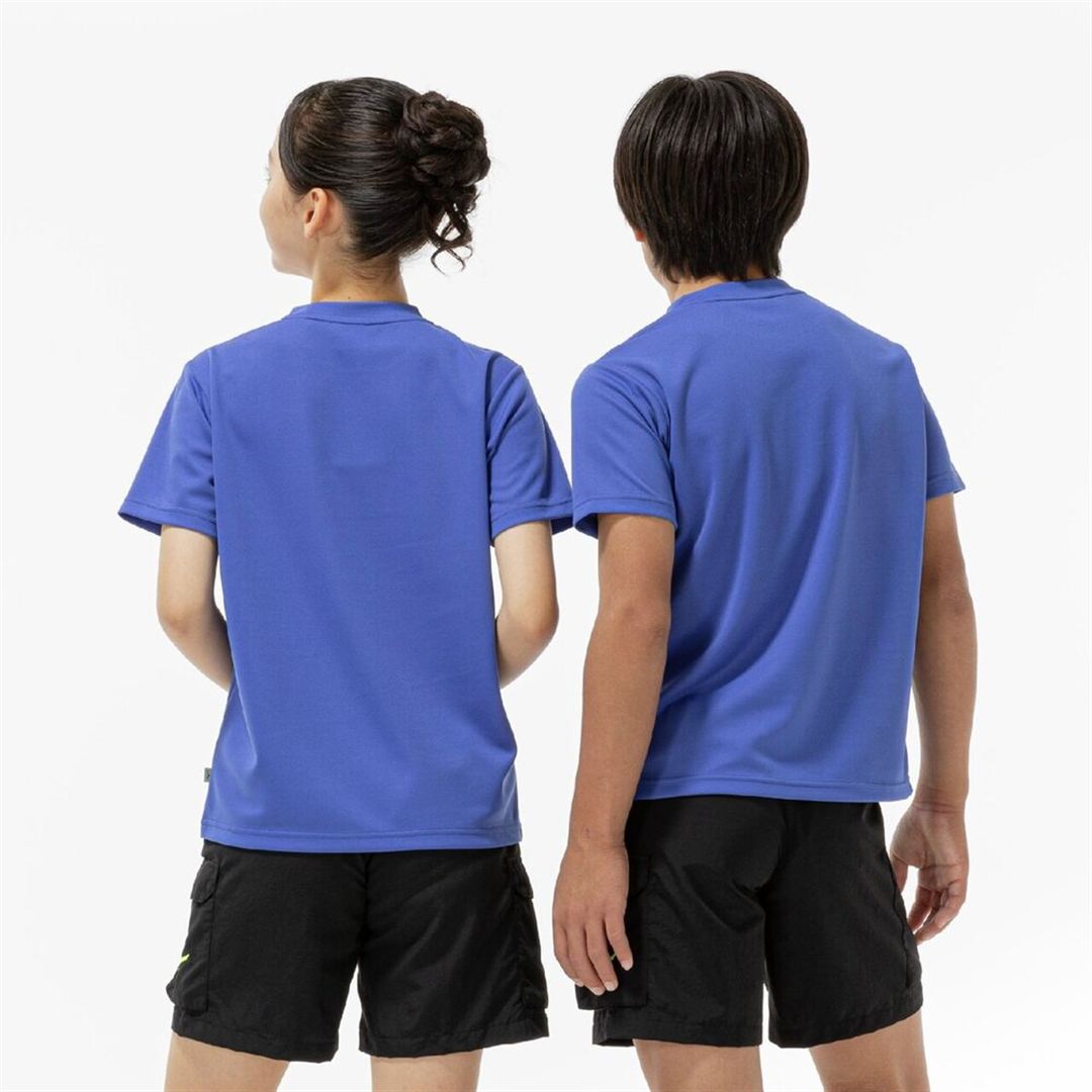 【抗菌防臭／防汚】GACHI Tシャツ ダズリングブルー 160