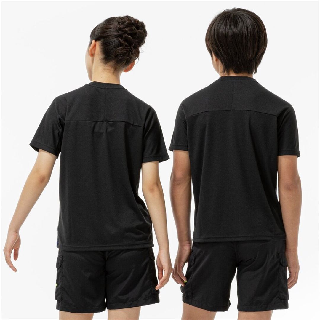 【接触冷感】アイスタッチTシャツ ブラック 160