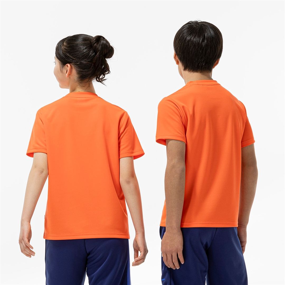 【抗菌防臭／防汚】GACHI Tシャツ サンストーンオレンジ 160