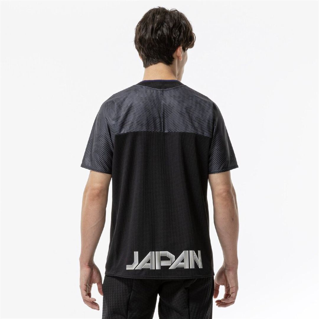 【汗処理／通気】オーセンティック ドライエアロフローTシャツ ブラック S
