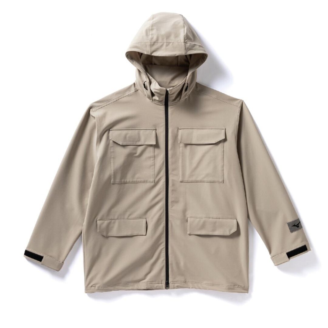 ルーズフィットストレッチジャケット ヴィンテージカーキ XL