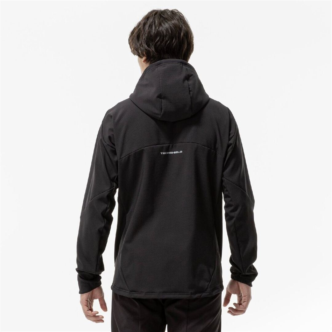 【ストレッチ／防風】テックシールドジャケット ブラック 3XL