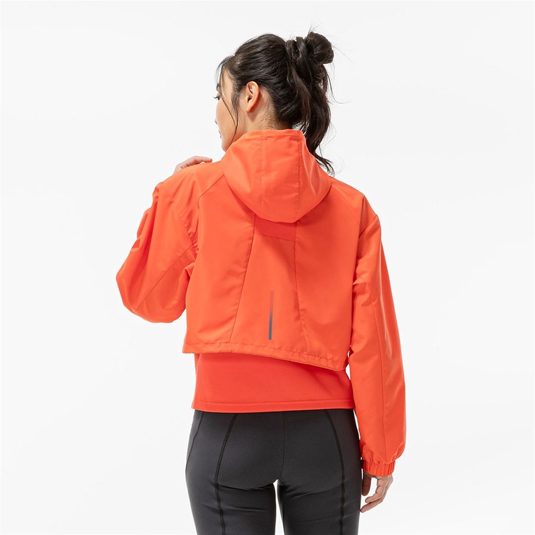 ハイブリッドフーディジャケット サンストーンオレンジ XL
