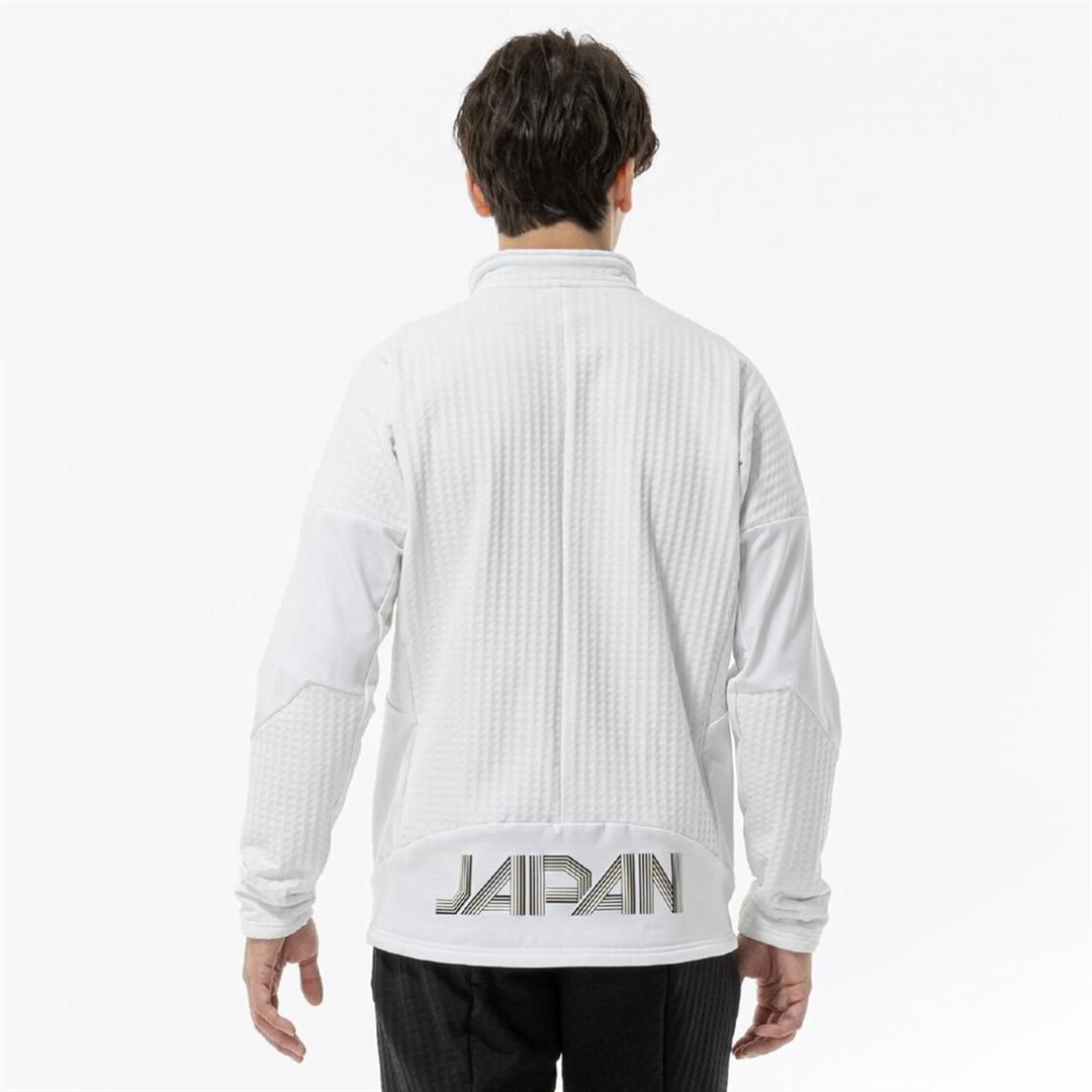 【ストレッチ／防風】オーセンティック テックシールドハイブリッドジャケット Rホワイト S