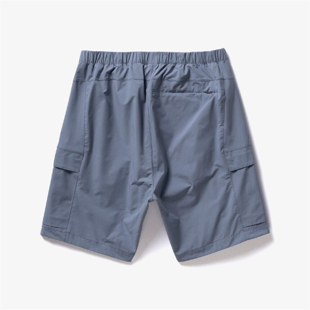 ルーズフィットストレッチハーフパンツ ワイルドウインドブルー XS