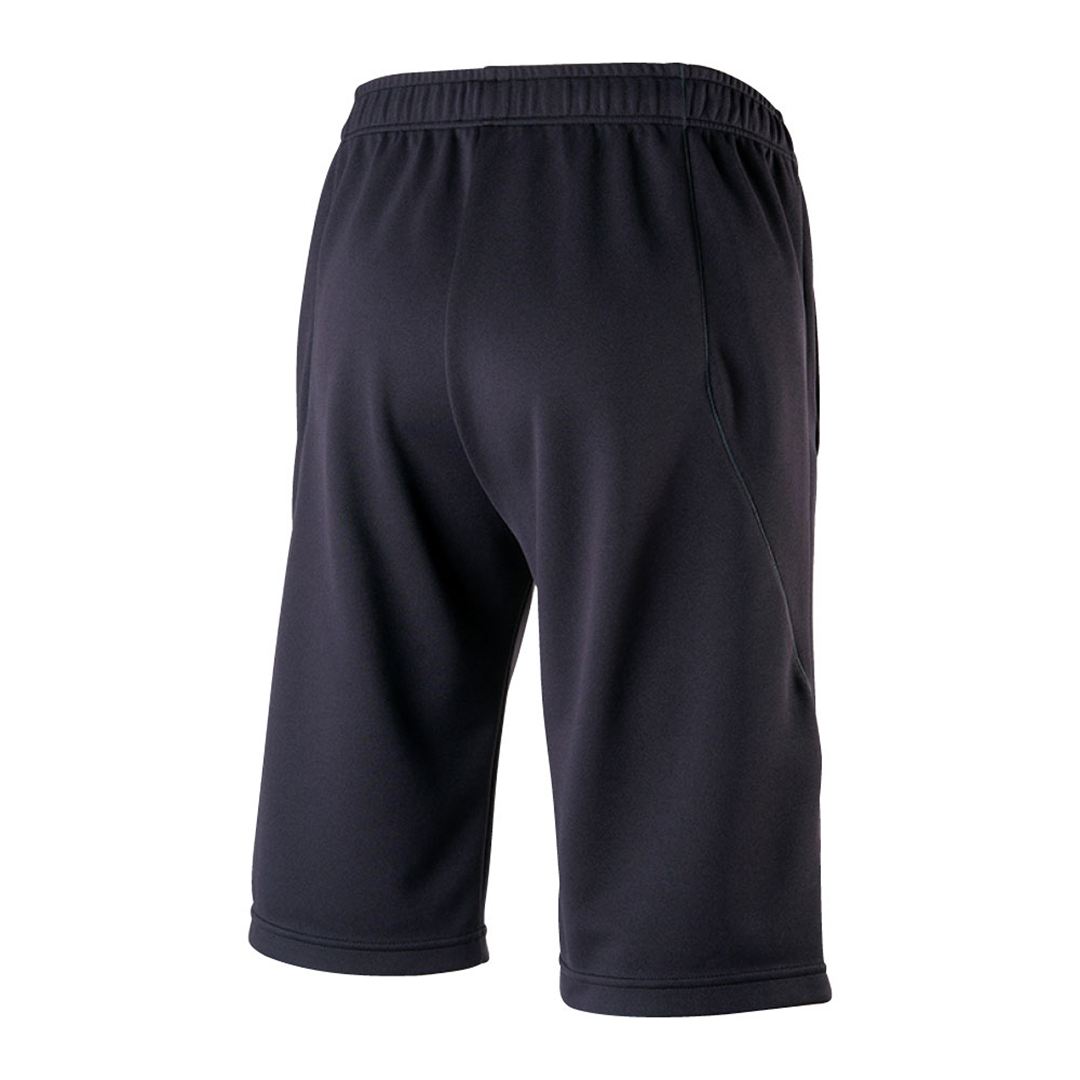 ウォームアップハーフパンツ ブラック×キャスチャコール S