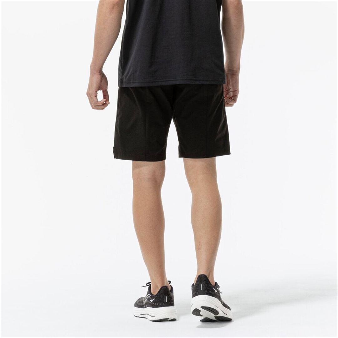 ストレッチウーブンハーフパンツ ブラック XL