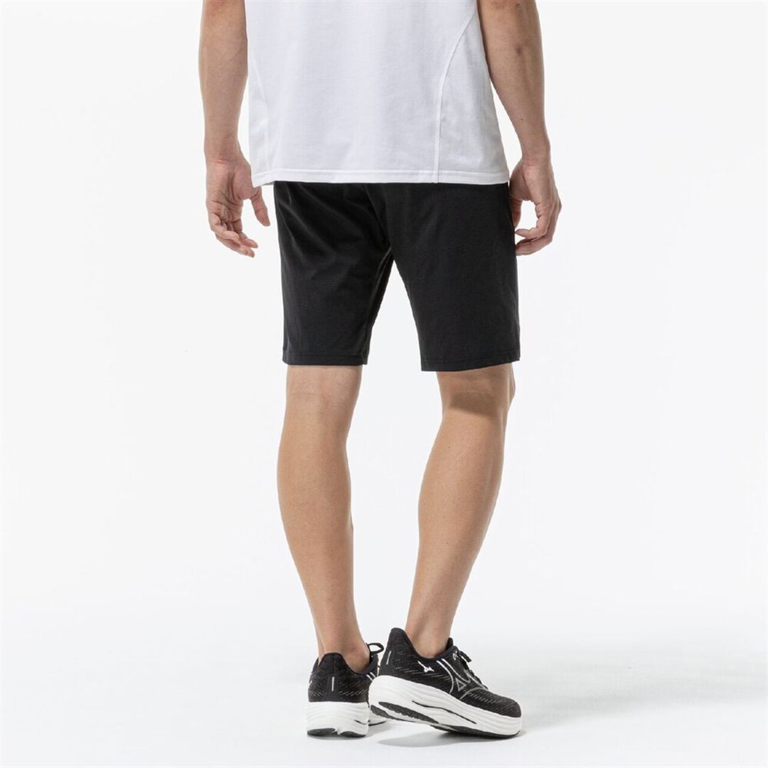ストレッチソフトドライハーフパンツ ブラック XL