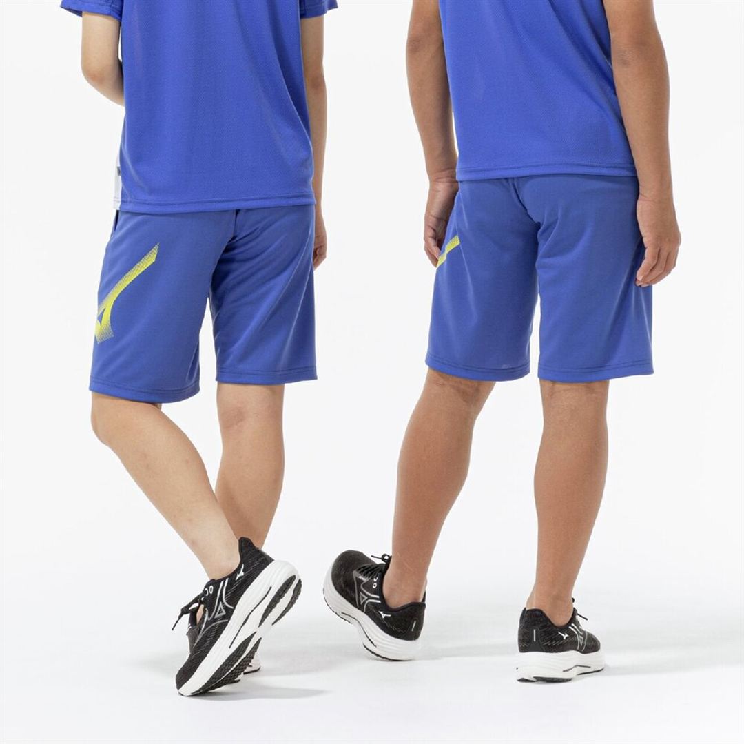 【抗菌防臭／防汚】ニットハーフパンツ ダズリングブルー 160
