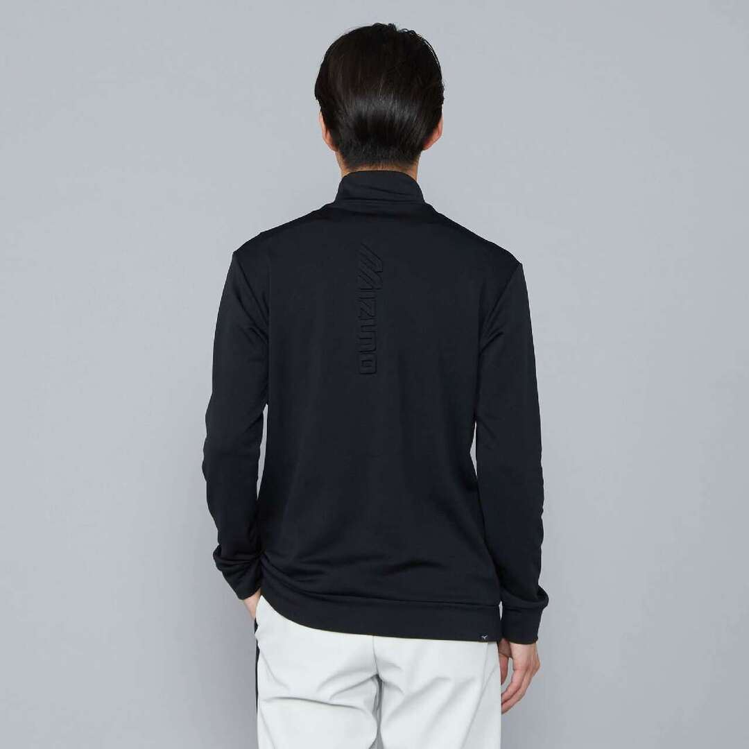 【吸湿発熱】ブレスサーモロングスリーブハイネックシャツ ブラック XL