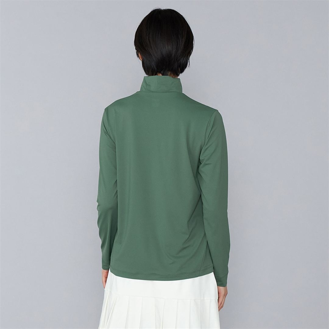 UVハイネックシャツ フォレストグリーン XL