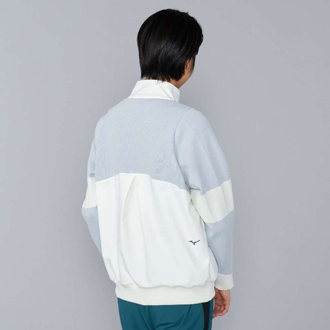 サーマルメッシュハーフジッププルオーバー ホワイト XL