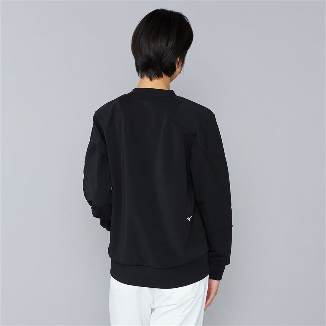 マットジャージープルオーバー ブラック XL
