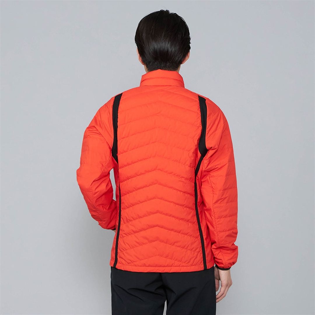 【吸湿発熱】ブレスサーモムーブダウン オレンジ XL
