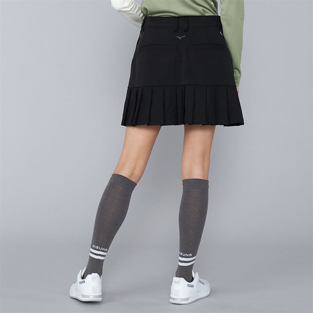 プリーツテールスカート ブラック XL