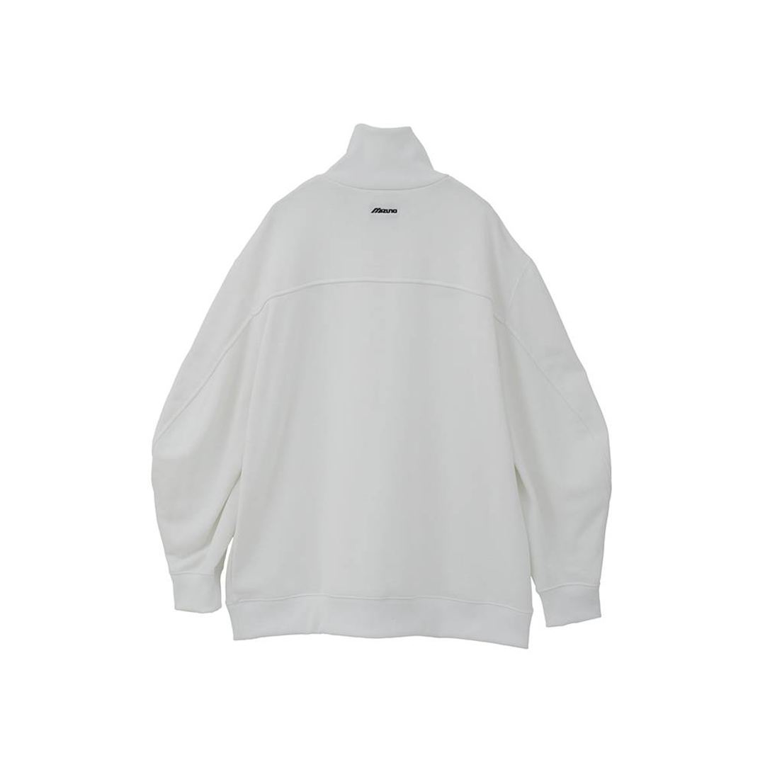 【CLANE】POLYSPAN HALF ZIP SWEATSHIRT ホワイト 1