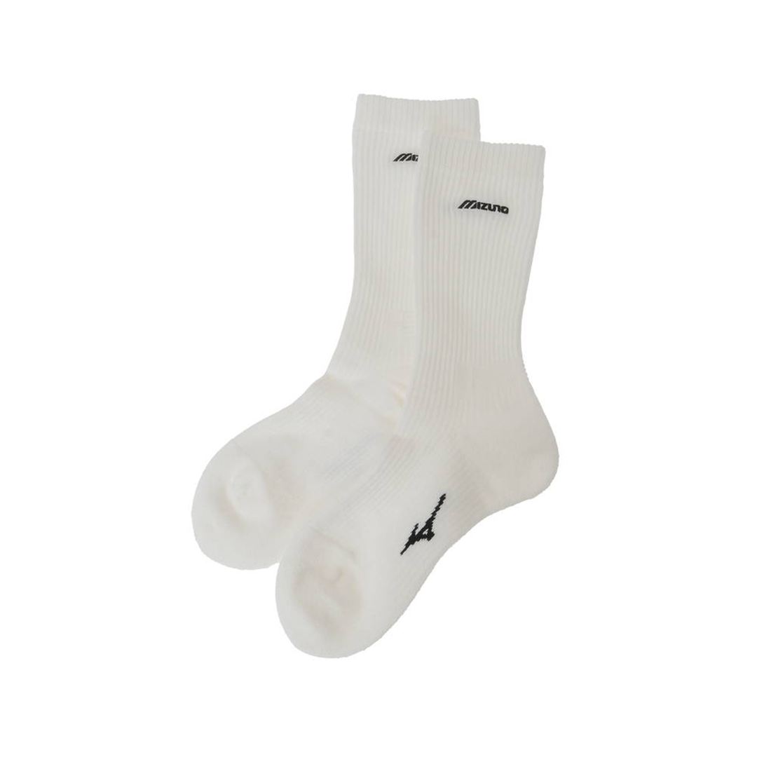 【CLANE】LOGO SOCKS ホワイト 22-24