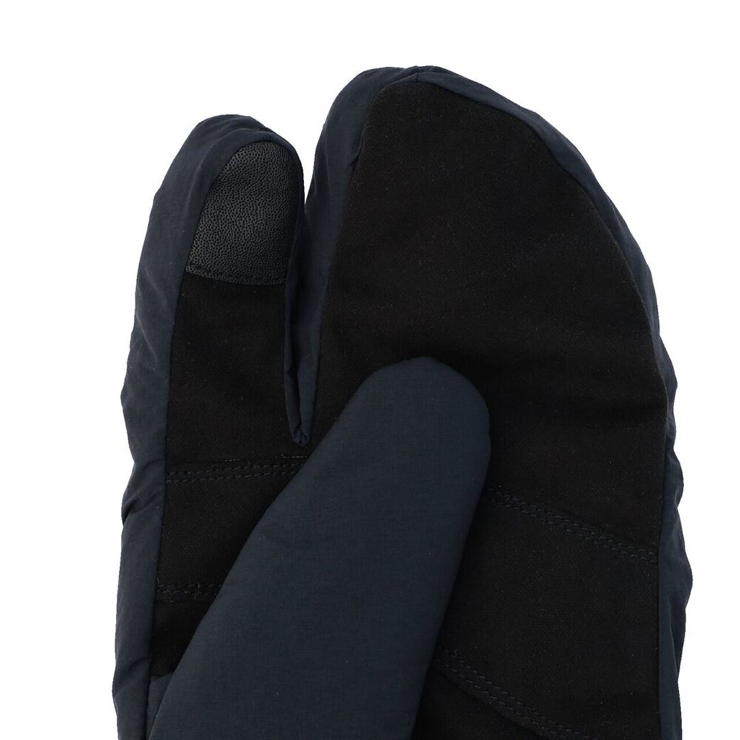 【IL BISONTE／吸湿発熱】WINDSTOPPER プロダクト フィンガーパデットミトン ウルフベージュ S-M