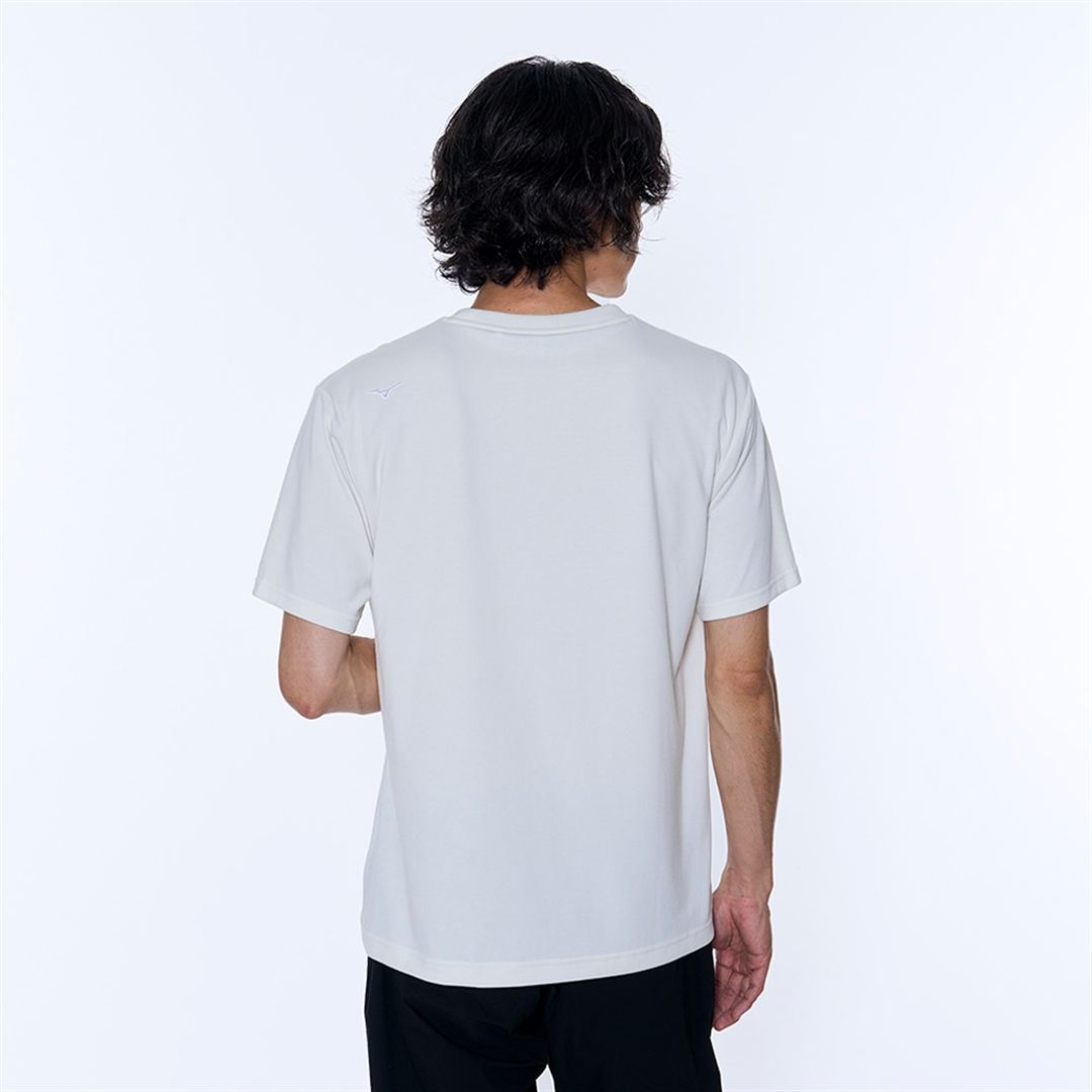 リサイクルポリグラフィックプリントTシャツ マシュマロホワイト M