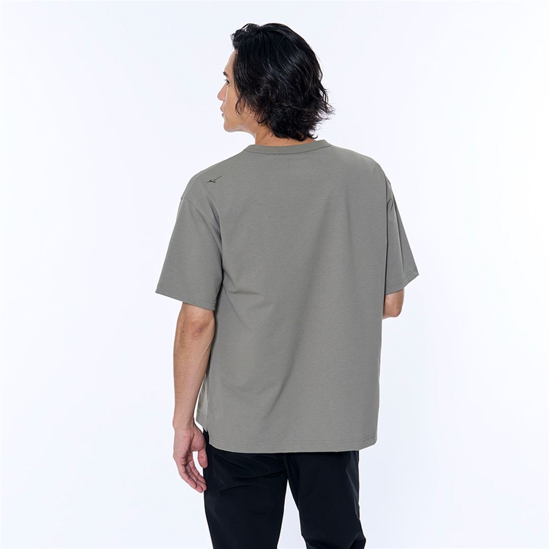 スパンポリポケットTシャツ カーキ XS