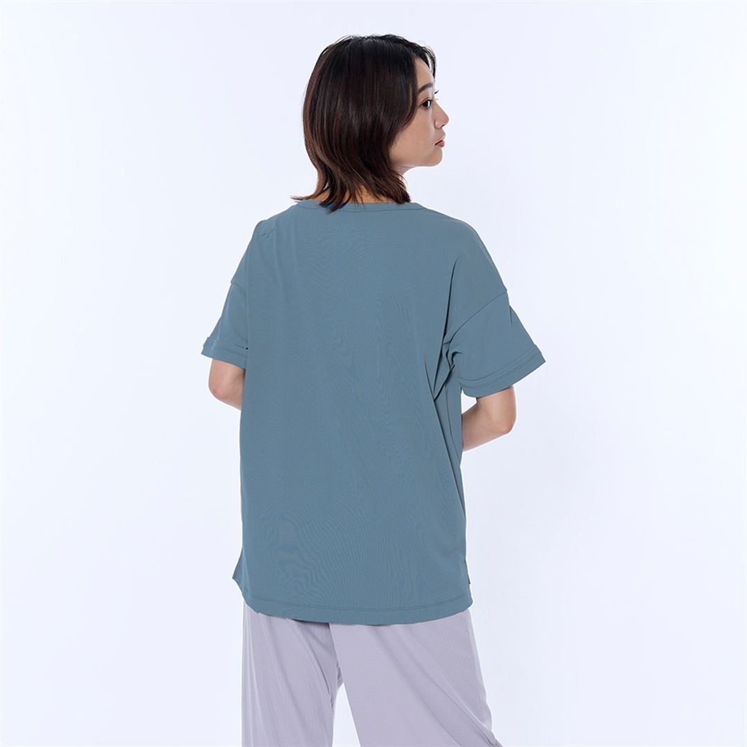アンチスウェット Tシャツ ティールブルー S