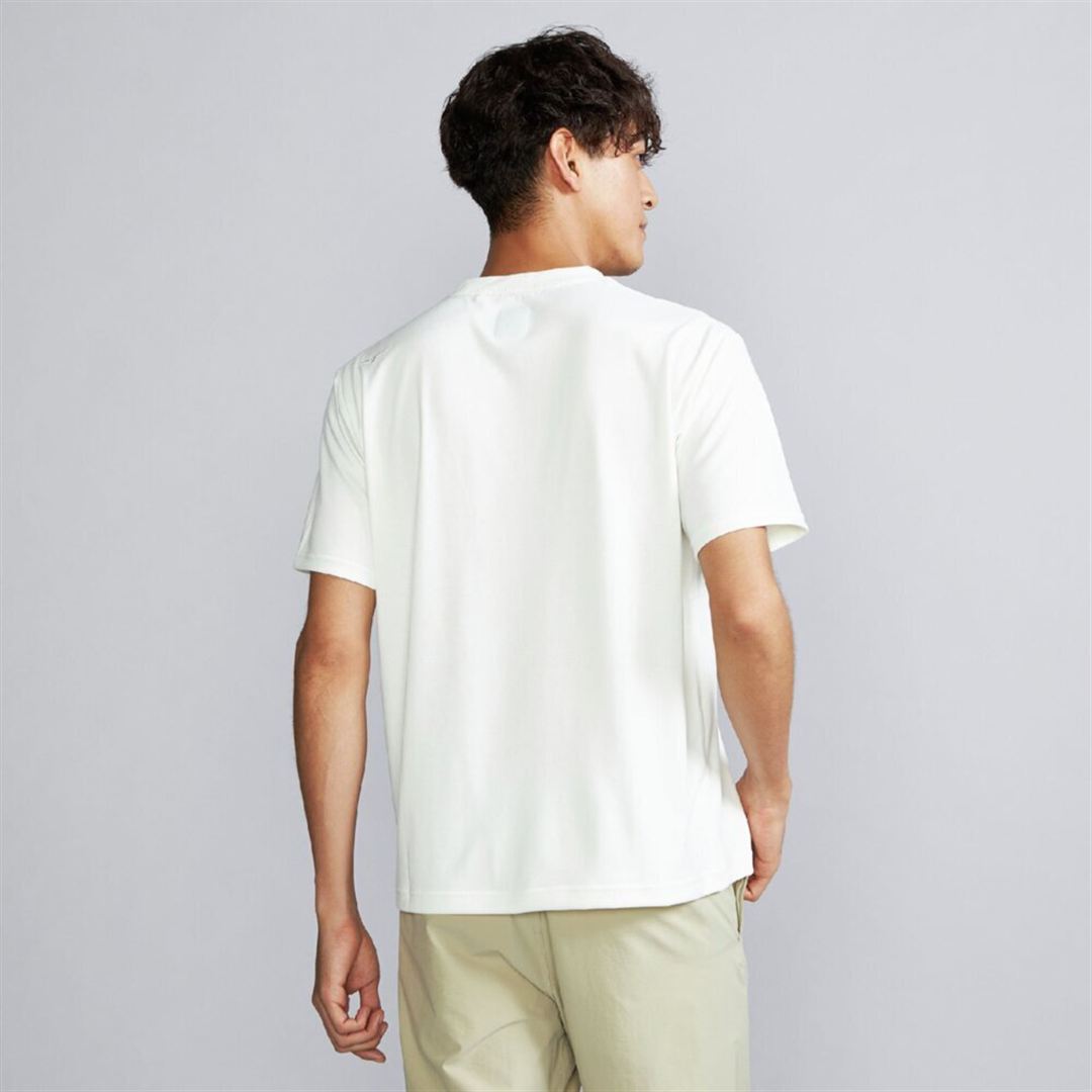 リサイクルポリエステルグラフィックTシャツ マシュマロホワイト M