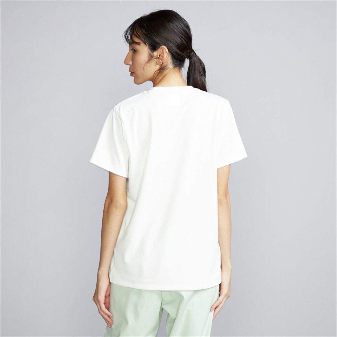 リサイクルポリエステル グラフィックTシャツ マシュマロホワイト S