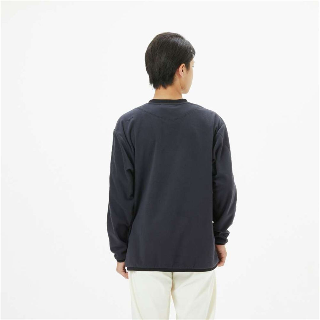 POLARTECクルーネックシャツ ブラック M