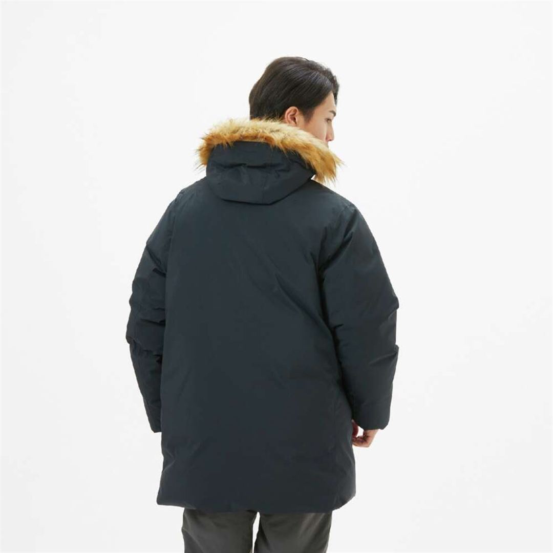 【吸湿発熱】WINDSTOPPER イエローナイフダウンジャケット ブラック M