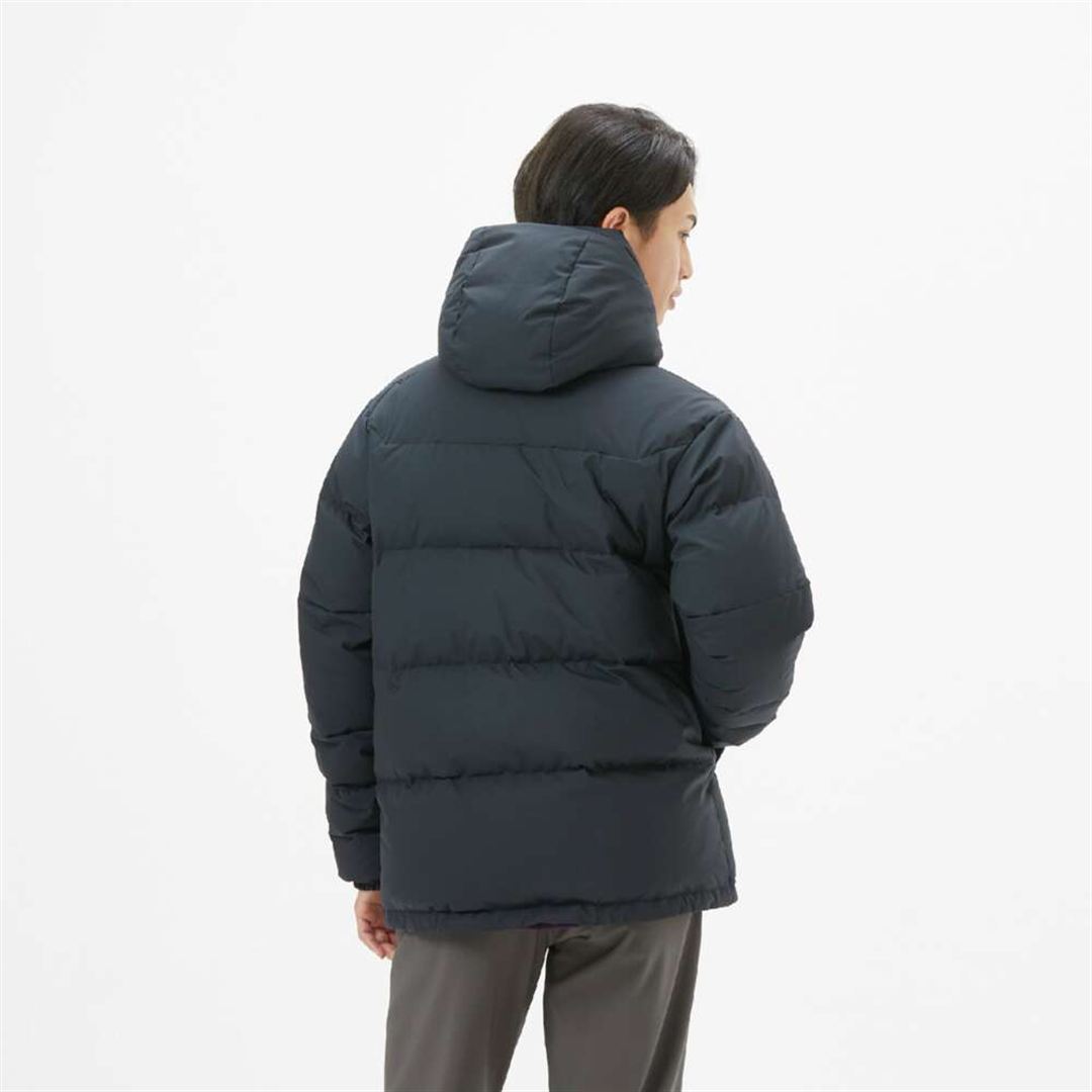 【吸湿発熱】WINDSTOPPER ダウラギリライトダウンジャケット ブラック M