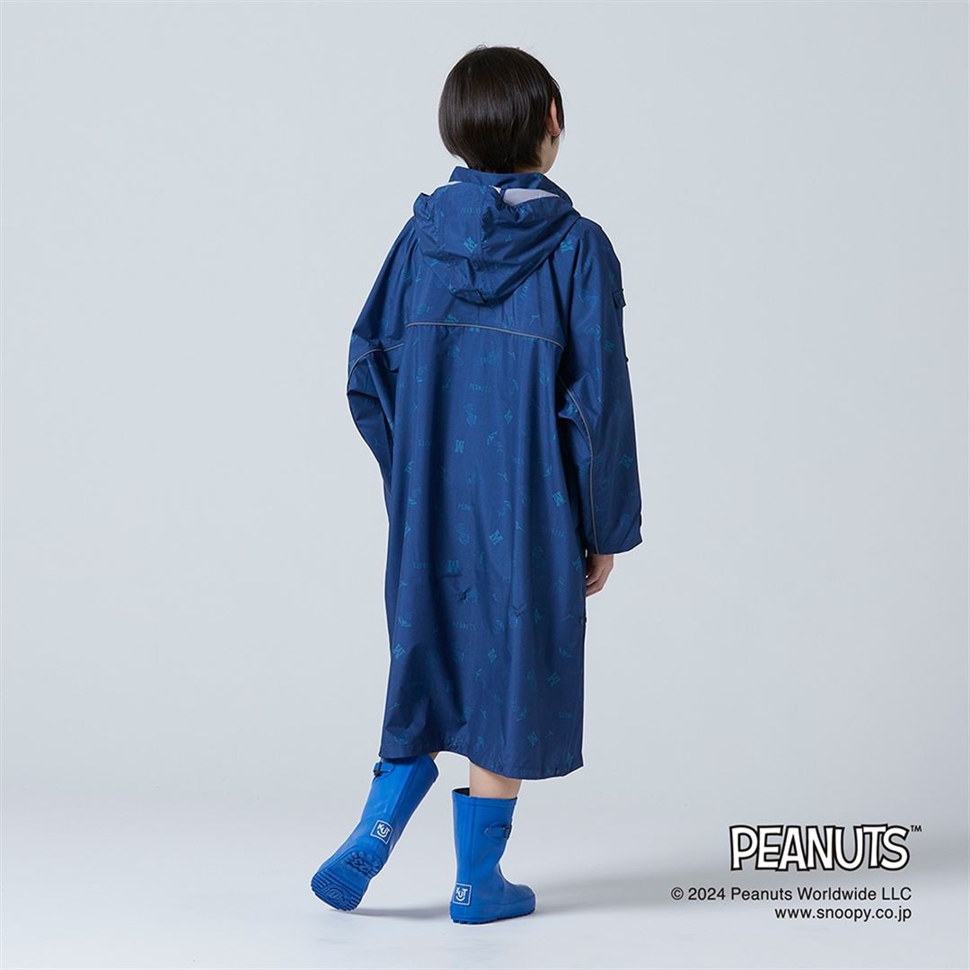 【PEANUTS】Compactウォーターリパレントコート ダークブルー JF