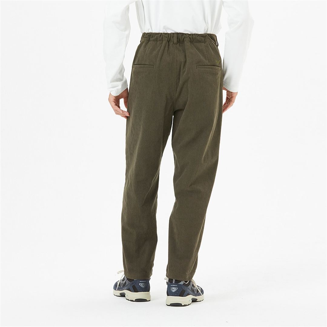 【ミズノ直営限定】ストレッチコーデュロイパンツ カーキ M