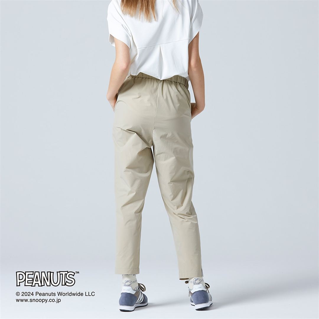【PEANUTS】ウォーターリパレントストレッチパンツ オックスフォードベージュ S