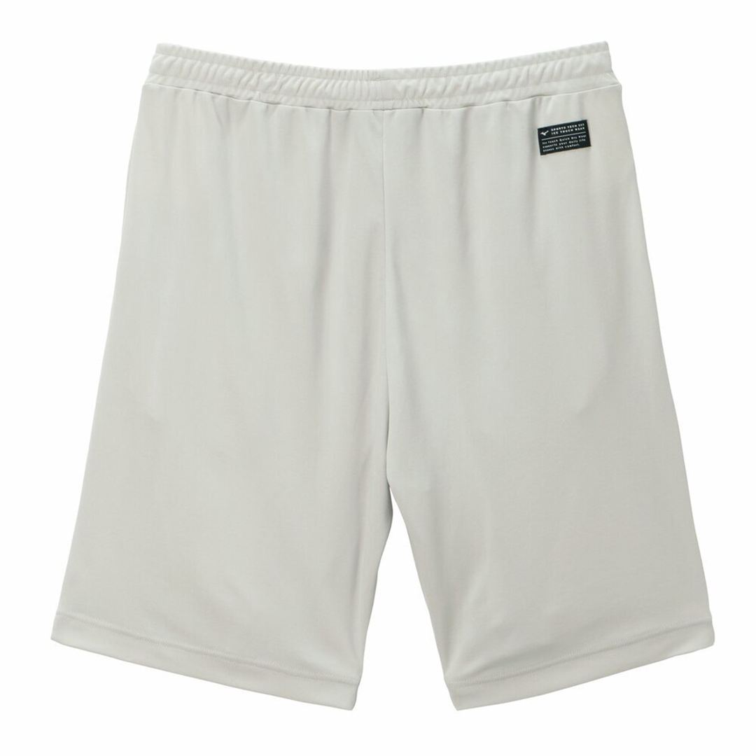 【ミズノ直営限定／接触冷感】アイスタッチニットハーフパンツ シルバーグレー XL