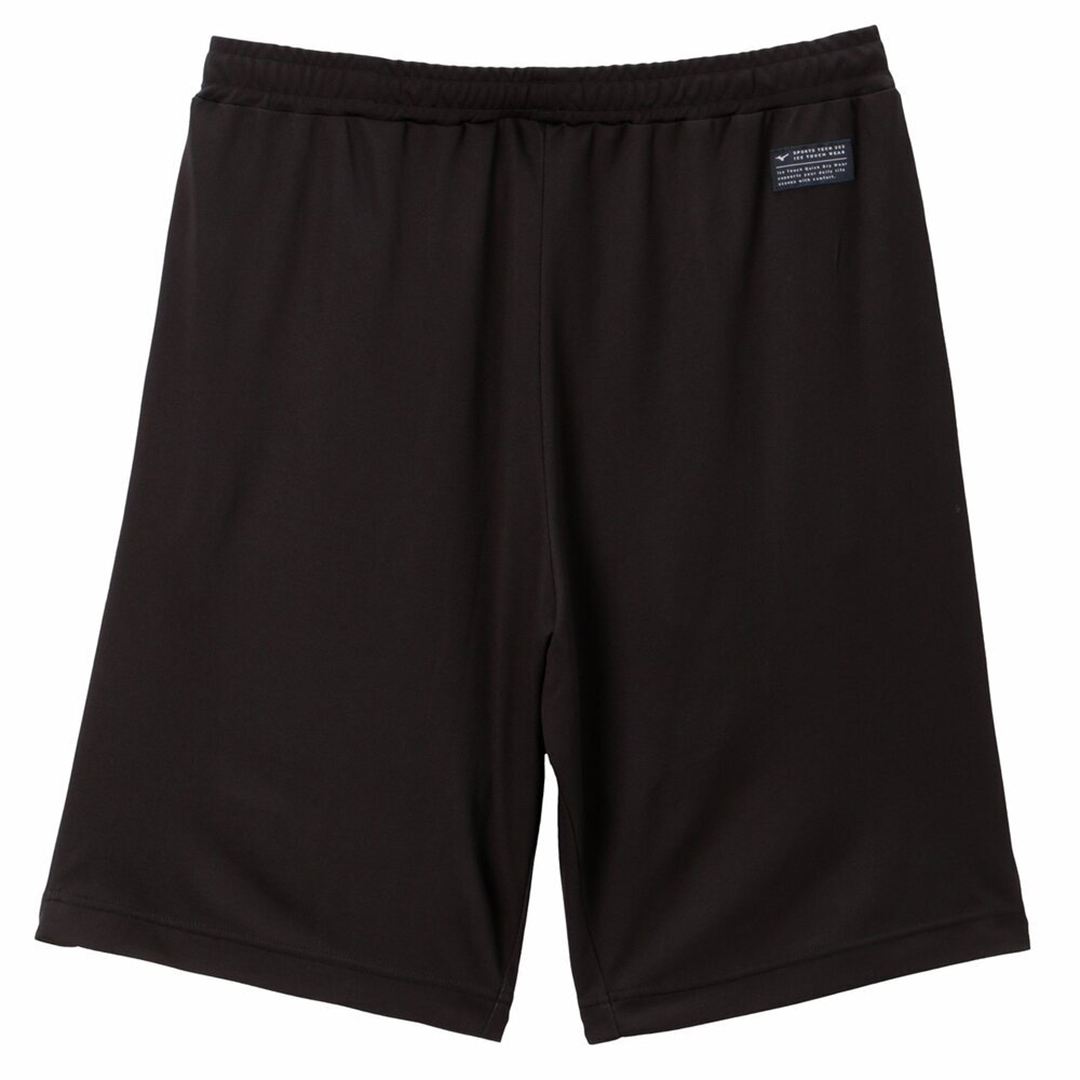 【ミズノ直営限定／接触冷感】アイスタッチニットハーフパンツ ブラック XL