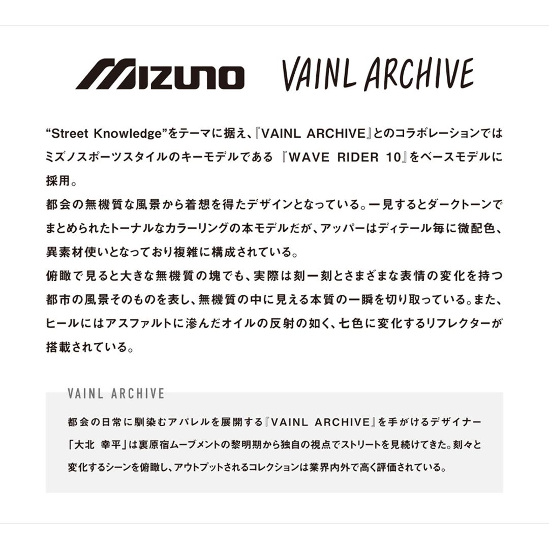 WAVE RIDER 10 VA ブラウン×ブラック 30.0