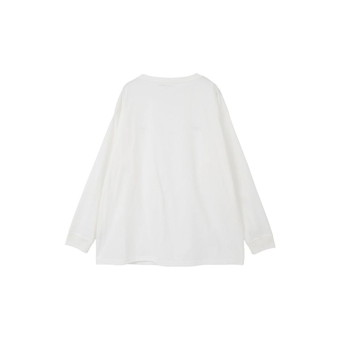 【CLANE】QUICK DRY COTTON LOGO LONG SLEEVE T-SHIRT ホワイト 2