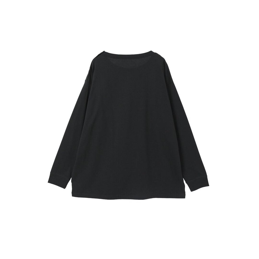 【CLANE】QUICK DRY COTTON LOGO LONG SLEEVE T-SHIRT ブラック 2