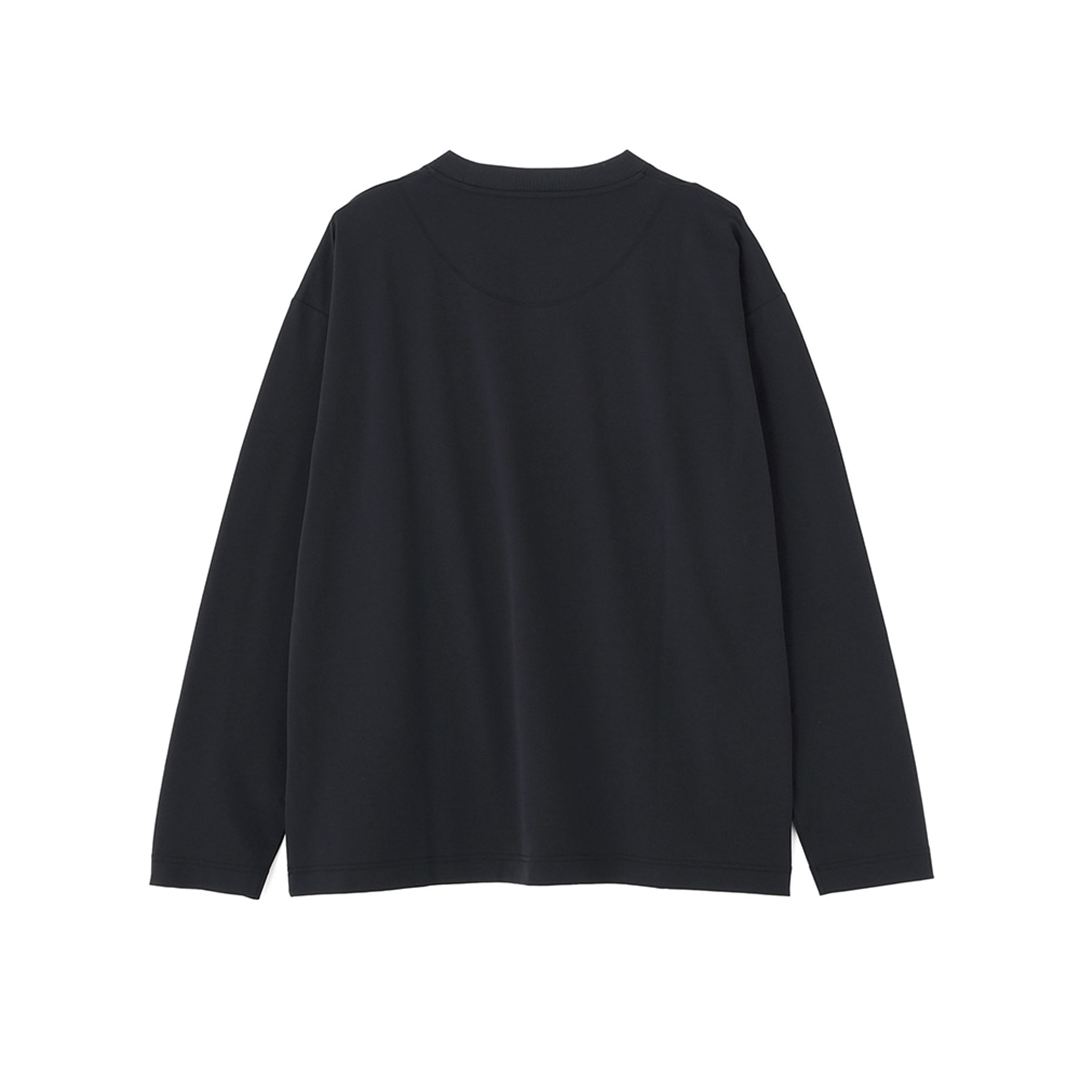 【MARGARET HOWELL】ハイゲージ鹿子ロングスリーブTシャツ DK.ネイビー M