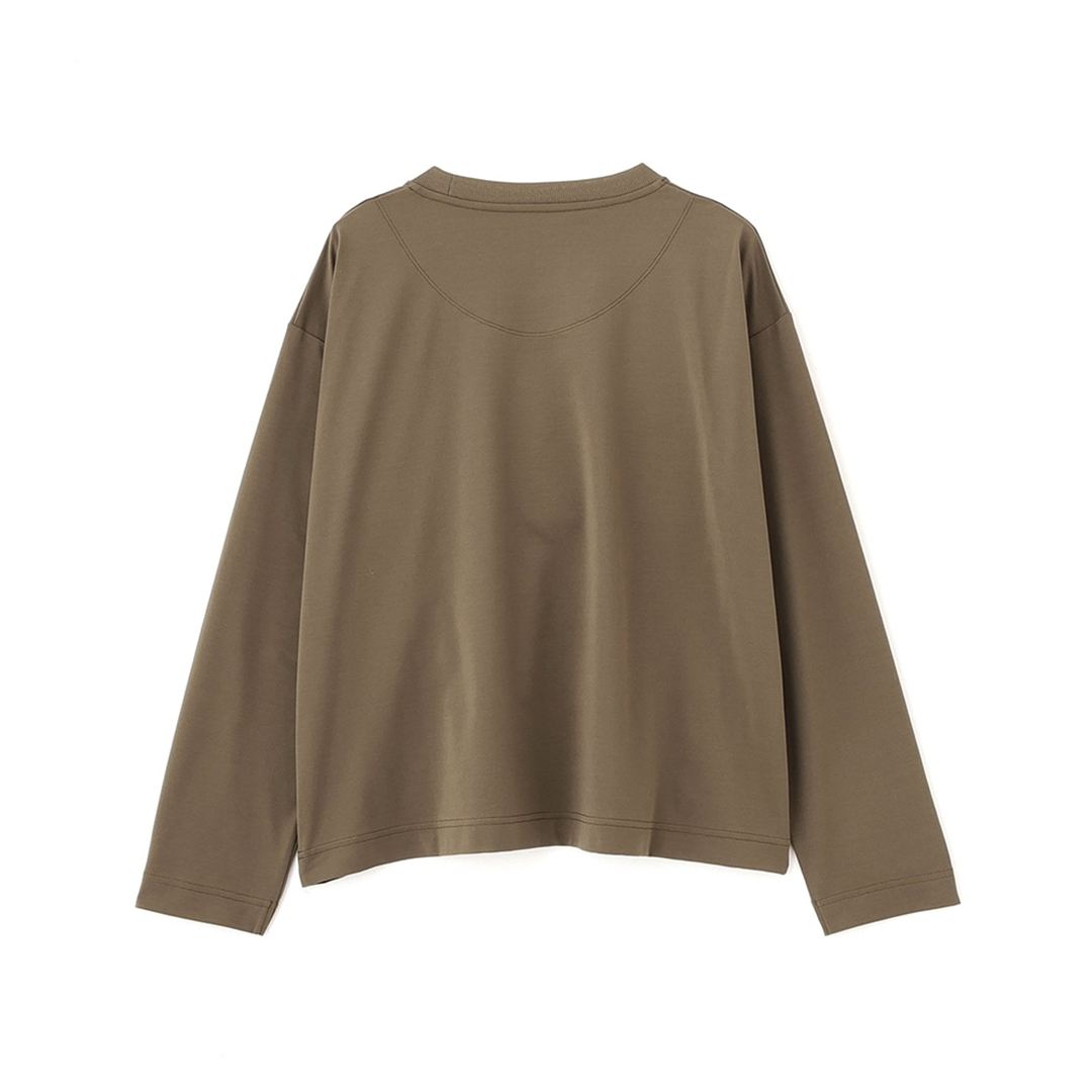 【MARGARET HOWELL】ハイゲージ鹿子ロングスリーブTシャツ DK.ストーン 2