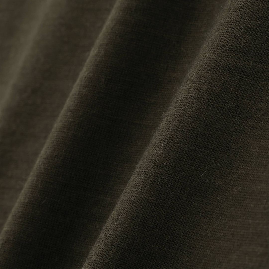 【MARGARET HOWELL】メリノウールモックネックシャツ DK.カーキ M