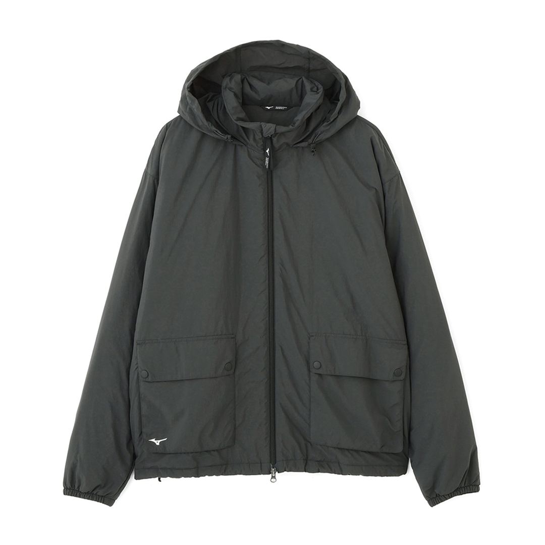 【MARGARET HOWELL】ウォーターリパレントタスランナイロンブルゾン DK.チャコール L