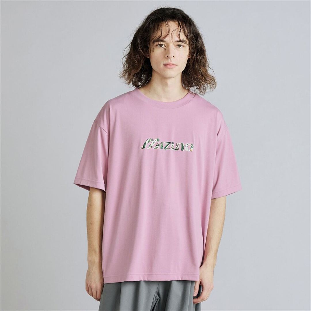 リサイクルグラフィックTシャツ オーキッドパープル XS
