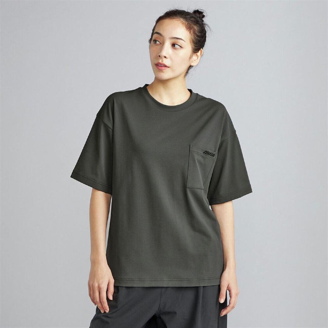 アンチスウェット ポケットTシャツ アッシュブラック XL