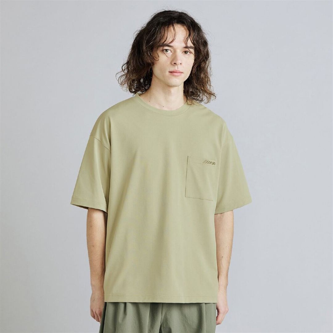 アンチスウェット ポケットTシャツ エルムベージュ XL