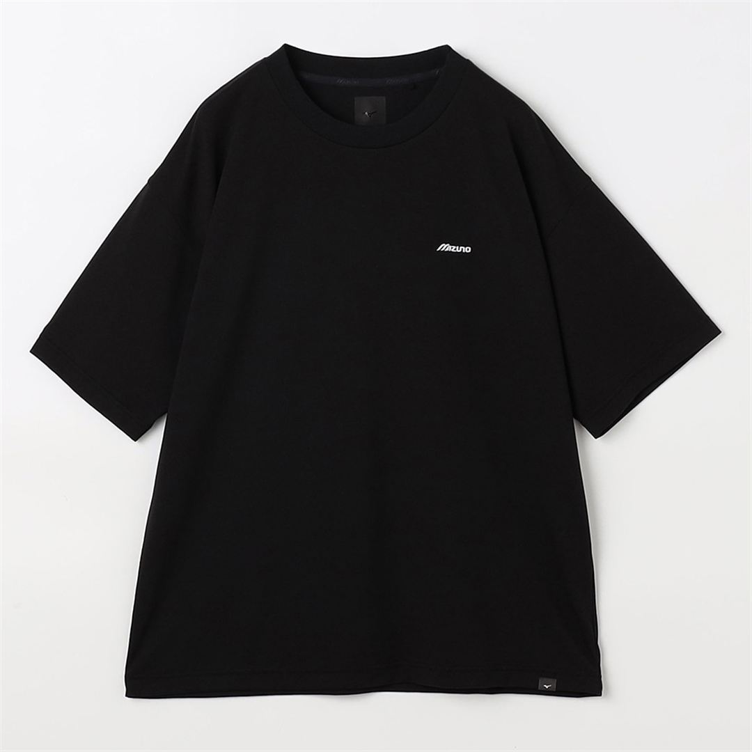 【ミズノ直営限定】リサイクルグラフィックTシャツ ブラック L